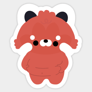 Red panda Sticker